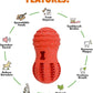 Max Fusion with Nike Grind, Dog Chew Toy, Arlee Weeble Treat Dispensing Toy for Dogs, Durable & Interactive for Pets, M