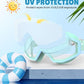 NSSIW Swim Goggles Swimming Kids-Goggles: Anti Fog No Leak with Nose Clip Earplugs for Girls Boys Youth 6-14 3 Pack