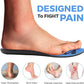 Maximum Support Plantar Fasciitis Insoles – Custom Form-Fitting Insoles Shoe Inserts for Plantar Fasciitis Women and Men – Shock Absorption - Flat Feet Inserts for All Day Walking & Standing