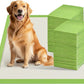 Gardner Pet Dog Pee Pads Extra Large 28"x34", XL Thicker ECO Green Disposable Puppy Training Pads Super Absorbent Full Edge-Wrapping Pad for Dogs, Puppies, Cats, Rabbits (100 Count)