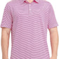Mens Golf Shirt Moisture Wicking Dry Fit Performance Sport Short Sleeve Striped Golf Polo Shirts for Men