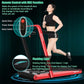 GYMAX Walking Pad, 4.75HP Under Desk Treadmill with LED Touch Screen, App Control, Built-in Speaker & Handle, 2 in 1 Folding Compact Portable Treadmill for Home Small Space