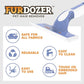 FurDozer X6 Pet Hair Remover & Auto Detailing Tool - Cat & Dog Hair Remover for Carpets, Car Interiors, Couches, Bedding, & Furniture - Reusable Pet Hair Removal Tool for Cat & Dog Fur & Lint, Purple
