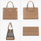 Fashion Pet Carrier Dog Cat Carrier Purse Soft-Sided Leather Handbag Pet Tote Bag for Small Dogs Puppy and Cats TSA Airline Approved (Khaki)
