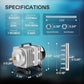 VIVOSUN Commercial Air Pump 634GPH, 25W, 40L/min 6 Outlet for Aquarium and Hydroponic Systems