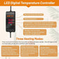 azw Aquarium Heater 300W/500W/800W, Fish Tank Heater with Digital LED Controller, Frequency Conversion Energy Saving, IPS Anti-Boiling Fish, Multiple Intelligent Protection for Freshwater/Saltwater