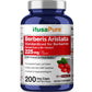 NusaPure Berberine HCI 20:1 Extract, 225 mg - 200 Veggie Caps - (Vegetarian, Non-GMO, Vegan)