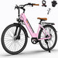 V80 Electric Bike, 1000W Motor 28MPH Ebike, 48V 13Ah Removeable Battery, 26'' City Cruiser Adult Electric Bicycles up to 70 Miles