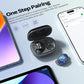 Sleep Earbuds, Mini ANC Wireless Earbuds Bluetooth 5.4 Headphones Deep Bass Stereo, 48H Playtime Ear Buds, 4 ENC Noise Cancelling Mic, In Ear IP7 Waterproof Earphones for Side Sleepers,Touch Control