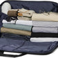 Halfday Convertible 2-in-1 Garment Duffel Weekender Bag 45L | Wrinkle-Free Travel, Hanging Suit Compartment, Shoe Pockets, Trolley Sleeve. Durable & Water-Resistant Carry-On, Marine