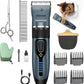 Cat Clippers, Professional Grooming Kit, Cordless Clippers for Thick Coats, Hair Trimmer, Low Noise Shaver Quiet Pet Tools Cats Dogs (Blue), 1.0 Count