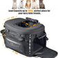 Motorcycle Dog Carrier, Portable Pet Carrier Pet Travel Bag Cat Carrier Bag for Harley Street Glide Road King Touring Trike Can Am with Luggage Rack Passenger Seat Load Capacity 20lb (Black)