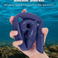 W WSTOO Adults Diving Snorkel Breathing Tube Silicone Flexible Foldable Snorkel Anti-Drop for Freediving Swim Training,Diving and Scuba Diving,Easy to Carry for Travel