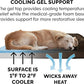 Furhaven Cooling Gel Dog Bed for Large Dogs w/ Removable Bolsters & Washable Cover, For Dogs Up to 125 lbs - Plush & Suede Sofa - Espresso, Jumbo Plus/XXL