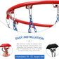 Basketball Net, Stainless Steel Braided Chain Heavy Duty, Standard Basketball Net (12 Links), Quick Installation. Suitable for Indoor and Outdoor Climates