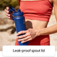 Takeya Actives Water Bottle with Spout Lid - Bottle with Double Stainless Steel Insulation - Dishwasher Safe & BPA-Free - Bottle with Spout Lid & Removable Bumper - 24 oz, Arctic