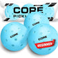 CORE Pickleball Balls for Professionals and All Levels of Play - Set of 4-50 Balls with 40 Holes - Durable & Seamless Design - Premium Outdoor Pickleball Balls, Polypropylene - USA Pickleball Approved