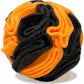 Puppy and Small Breed Snuffle Interactive Foraging Dog Puzzle Ball Toy Halloween Orange and Black