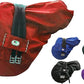 Majestic Ally Nylon Waterproof Fleece Lined Ride On English Saddle Cover-Multiple Color (Red)