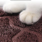 Yimobra Cat Litter Mat, 47"x36" Litter Box Mat with Litter Lock Mesh, Soft Cat Litter Mat Litter Trapping Mat, Easy to Clean, Non-Slip, Water Resistant, Litter Free Floors, Dark Coffee