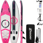 Inflatable Paddle Board,Stand Up Paddle Board Set, Extra Wide SUP Board with Removable Fin, Floating Paddle, Hand Pump, Waterproof Phone Pouch,Traveling Board