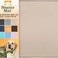 Neater Pet Brands Neater Mat Pet Mats for Food and Water, Cat & Dog Bowl Mat Waterproof Silicone, Feeding Tray, Dog Food Mats for Floors, Placemat w/Raised Edge for Under Bowls, 24" x 16", Cappuccino