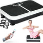 Homesy Vibration Plate Exercise Machine, Vibrating Plate for Lymphatic Drainage, Full Body Shaking Workout Fitness Platform Board, Sport Gym Equipment for Weight Loss Fat Burner for Women Men