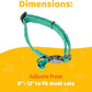 BirdsBeSafe® Break Away Cat Collar with Bell, Reflective Thread for Night Visibility, Comfortable Elastic Stretch Cat Collar to Protect Cat from Getting Stuck in The Garden.