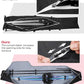 KEMIMOTO Ski Bag and Boot Bag Combo, Snowboard Bag Padded Ski Bags for Air Travel, Snow Ski Bags Fit Skis Up to 200cm, Ski Double Bag Combo