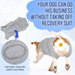 Lukovee Recovery Suit for Dogs, Zipper On Recovery Suit for Female Male Dog, Onesie Abdominal Wounds Cone E-Collar Alternative Prevent Licking Spay Recovery Suit (Large, Grey)