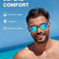 ZIONOR Swim Goggles, G1 MAX Polarized Anti-Fog Swimming Goggles for Men Women