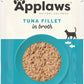 Applaws Natural Wet Cat Food in Broth, Limited Ingredient Wet Cat Food Pouches, No Additives, Made with Natural Ingredients, Tuna Fillet in Broth (12 x 5.3oz Pouches)