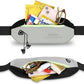 Slim Fanny Packs for Women Men,Waterproof Waist Pack with Reflective Strip Adjustable Strap,Running Belt for Sports Workout Cycling Hiking, Casual Hands-Free Wallets Phone Bag (Style 2)
