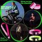 Saintrygo 6 Pcs Reflective Sash for Walking at Night Reflective Strap Arm Band High Visibility Belt Safety Ankle Strap for Visibility Vest Clothing Running Gear