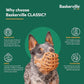 Baskerville Classic Basket Muzzle - Prevents Biting and Food Waste Scavenging, Ideal for Longer Nosed Dogs, Size 3, Length without mesh: 4.5 cm, length with mesh: 3.5 cm, circumference: 20 cm