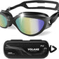 COPOZZ Swim Goggles Adult Women, Swimming Goggles for Women & Men, Anti-Fog No Leaking UV Protection for Adult