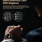Smart Watch for Men Answer/Make Call for Android iPhone, 1.43" AMOLED HD Screen Mens Luxury Watch, 400mAh Heavy Duty Smartwatch Heart Rate Blood Oxygen Blood Pressure Sleep Monitor Pedometer, 2 Straps