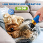 Pet Grooming Clippers 200W, Plug-in with 3m Power Cord & Stepless Speed Control, Low Noise < 50db, Heavy-Duty Dog Hair Trimmer Kit with Extra Detachable Blade & 2 Limit Combs of 4 Sizes
