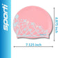 Sporti Silicone Swim Cap for Kids, Unisex Youth Swimming Cap, Protection Bathing Caps for Your Children, Aged 2-10