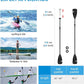 OCEANBROAD SUP Paddle - Adjustable Stand-Up Paddle for Paddleboard Kayak, Adjustable Aluminum Alloy Shaft with Reinforced Nylon Blades
