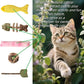 Natural Cat Toys Set with Catnip Fish & Bone,Catnip Plush Toy & Natural Silvervine Stick Cage Balls & cat nip for Cats Lolipop, 8-Piece cat Toys for Indoor Cats Interactive Pet Toys
