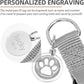 PUPTECK No Pull Dog Harness Soft Adjustable Basic Nylon Step in Puppy Vest Outdoor Walking with ID Tag, Grey, S
