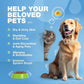 Omega 3 Fish Oil for Dogs and Cats - Healthy Skin and Coat Support Supplement - Omega 3 6 9 EPA DHA Fatty Acids - Itchy Skin, Shedding, Immunity, Joint - Wild Caught Salmon and Pollock Food Topper