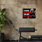 OTINGQD Inspirational Gym Wall Decor,Fitness Quotes Wall Art,It Never Gets Easier You Just Get Better Workout Canvas Wall Decor for Home Gym