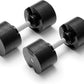 NÜOBELL® Adjustable Dumbbell Set, 5-50 LB or 5-80 LB, Easy Twist 2024-25 Model, All-In-One Weights Set (Pair) for Home, Original Manufacturer