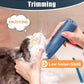 oneisall Pet Clipper for Cat Matted Hair, Pet Shaver for Cats Quiet Pet Clippers Waterproof Cordless Cat Clippers for Matted Hair Long Hair with Storage Bag (Blue)