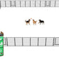 FXW Rollick Unleashed Dog Playpen for Indoor, Yard, RV Camping, 40 inch 48 Panels for Medium and Large Dogs, Black│Patented