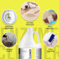 Multi-Purpose Probiotic Enzyme Cleaner, Made in USA - Pet Stain and Odor Remover - Concentrated - Professional & Home Strength Drains, Floors, Bathrooms, Toilets Trash Can, (1 gallon, Citrus)
