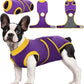 Kuoser Recovery Suit for Dogs Cats After Surgery, Professional Pet Recovery Shirt Dog Abdominal Wounds Bandages, Substitute E-Collar & Cone,Prevent Licking Dog Onesies Pet Surgery Recovery Suit