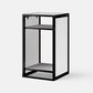 LANDEN Gray Metal Frame Stand, Three-Shelf for Fish Tanks up to 20 Gal, CLX45-45x45x80cm (17.7x17.7x31.49 in), for Fish Tanks and Reptile Terrariums, Home & Office Use